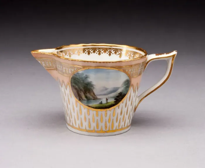 Framed Print : Creamer, Derby, 1780 / 95. Creator: Derby Porcelain Manufactory England Framed Print : Creamer, Derby, 1780 / 95. Creator: Derby Porcelain Manufactory England