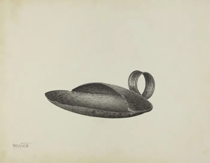 Framed Print : Creamer Skimmer, c. 1941. Creator: Amelia Tuccio Framed Print : Creamer Skimmer, c. 1941. Creator: Amelia Tuccio