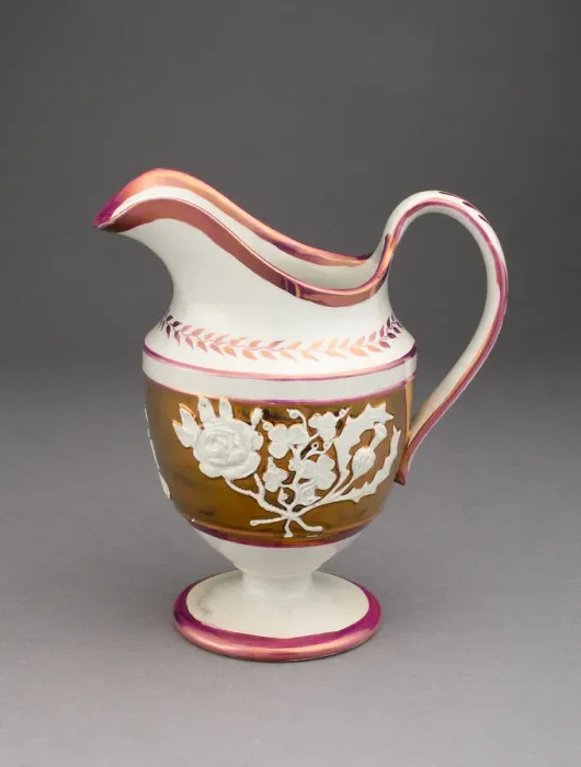 Framed Print : Creamer with Symbols of England, Ireland, and Scotland, Staffordshire, c. 1830 Framed Print : Creamer with Symbols of England, Ireland, and Scotland, Staffordshire, c. 1830