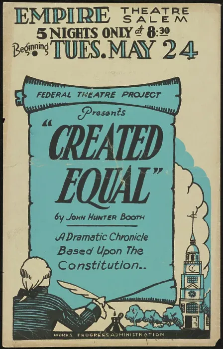 Framed Print : Created Equal, Salem, MA, 1938. Creator: Unknown Framed Print : Created Equal, Salem, MA, 1938. Creator: Unknown