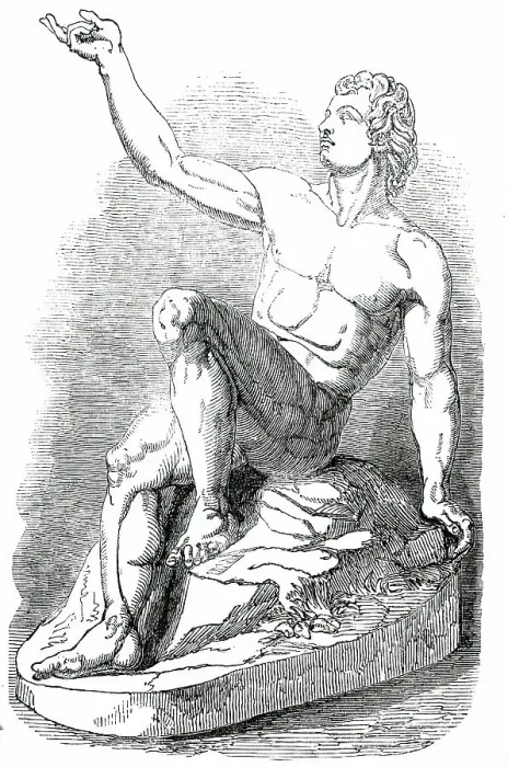 Framed Print : The Creation of Adam, modelled by J. Physick, 1850. Creator: Unknown Framed Print : The Creation of Adam, modelled by J. Physick, 1850. Creator: Unknown