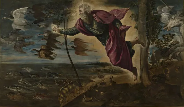 Framed Print : The Creation of the Animals, 1550-1552 Framed Print : The Creation of the Animals, 1550-1552