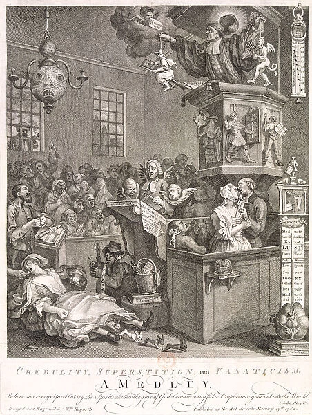 Credulity, Superstition and Fanaticism. A medley, 1762. Artist: William Hogarth