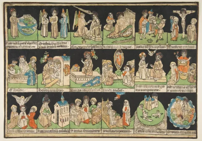 Framed Print : The Creed, ca. 1450-70. ca. 1450-70. Creator: Anon Framed Print : The Creed, ca. 1450-70. ca. 1450-70. Creator: Anon