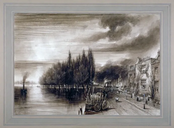 Framed Print : Cremorne, Chelsea, London, 1852. Artist: Wilson Framed Print : Cremorne, Chelsea, London, 1852. Artist: Wilson