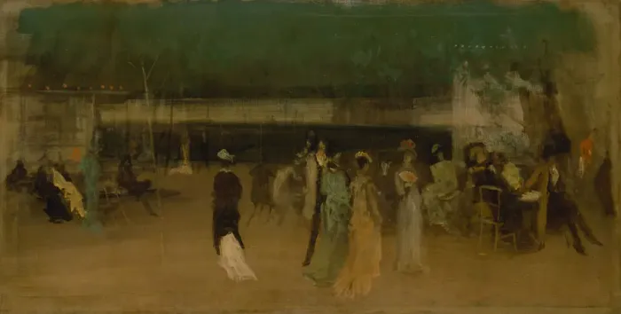 Framed Print : Cremorne Gardens, No. 2, ca. 1870-80. Creator: James Abbott McNeill Whistler Framed Print : Cremorne Gardens, No. 2, ca. 1870-80. Creator: James Abbott McNeill Whistler