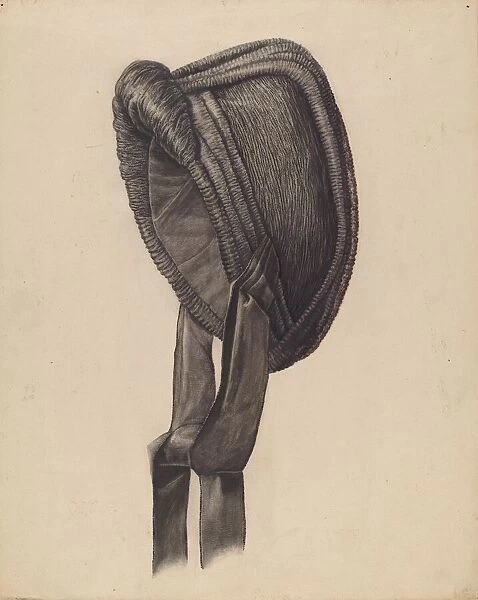 Crepe Bonnet, c. 1938. Creator: Francis Law Durand