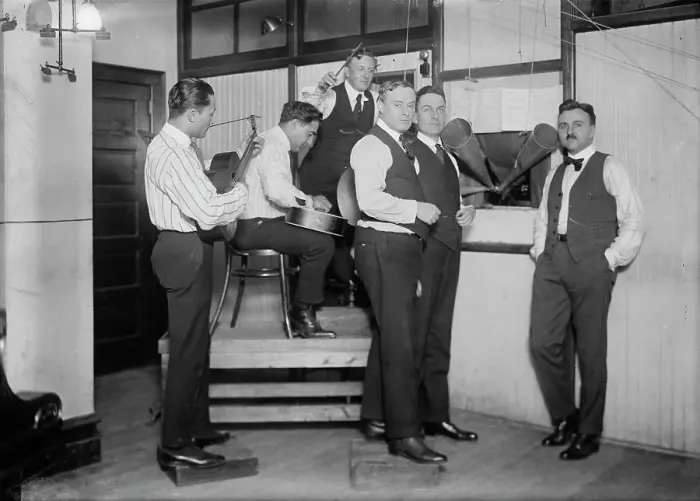 Framed Print : Crescent Trio, between c1915 and c1920. Creator: Bain News Service Framed Print : Crescent Trio, between c1915 and c1920. Creator: Bain News Service