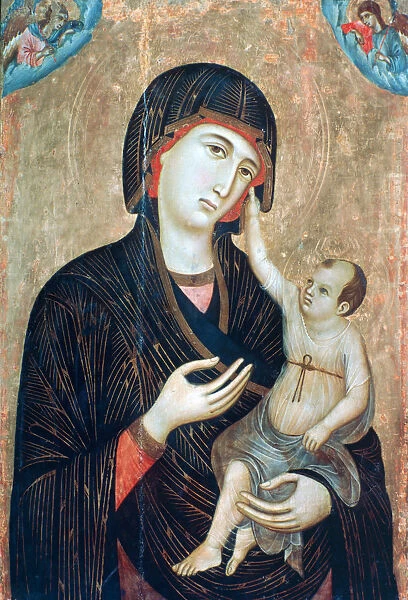 Crevole Madonna, c1284. Artist: Duccio di Buoninsegna