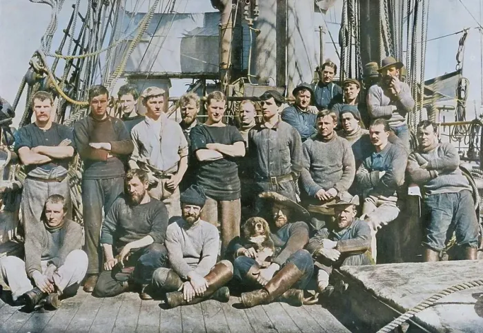Framed Print : The Crew of the Terra Nova, c1910-1913, (1913). Creator: Herbert Ponting. The Crew of the Terra Nova, c1910-1913, (1913). Creator: Herbert Ponting Framed Print : The Crew of the Terra Nova, c1910-1913, (1913). Creator: Herbert Ponting. The Crew of the Terra Nova, c1910-1913, (1913). Creator: Herbert Ponting