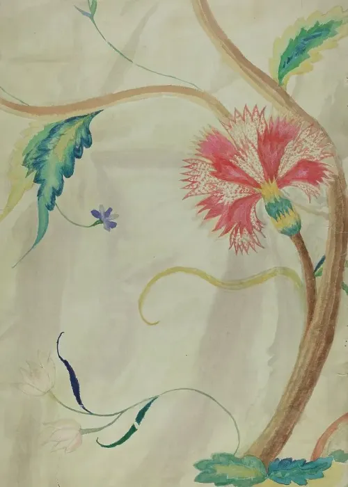Framed Print : Crewel Embroidery, 1935 / 1942. Creator: Helen D. Bashian Framed Print : Crewel Embroidery, 1935 / 1942. Creator: Helen D. Bashian