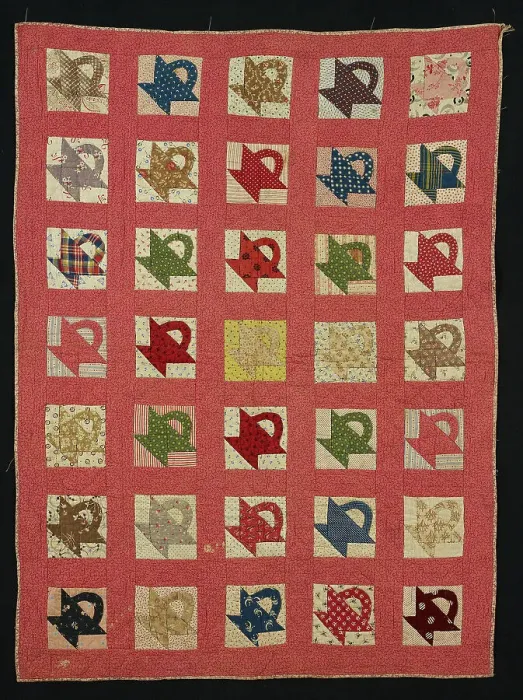 Framed Print : Crib Quilt, United States, 19th century. Creator: Unknown