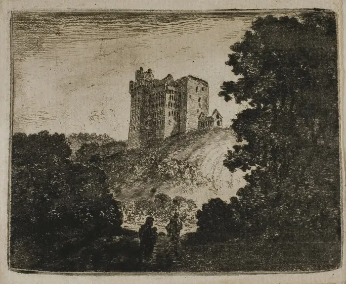 Framed Print : Crichton Castle, n.d. Creator: John Clerk Framed Print : Crichton Castle, n.d. Creator: John Clerk