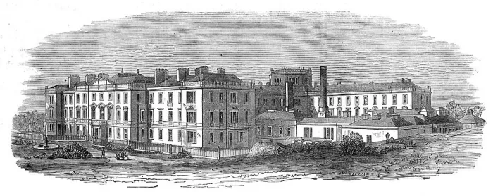 Framed Print : Crichton Royal Institution, Dumfries, 1872. Creator: Unknown Framed Print : Crichton Royal Institution, Dumfries, 1872. Creator: Unknown