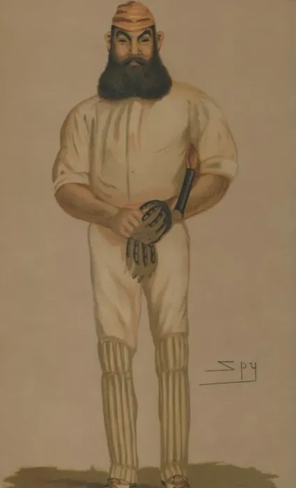 Framed Print : Cricket, 1877. Creator: Sir Leslie Matthew Ward Framed Print : Cricket, 1877. Creator: Sir Leslie Matthew Ward