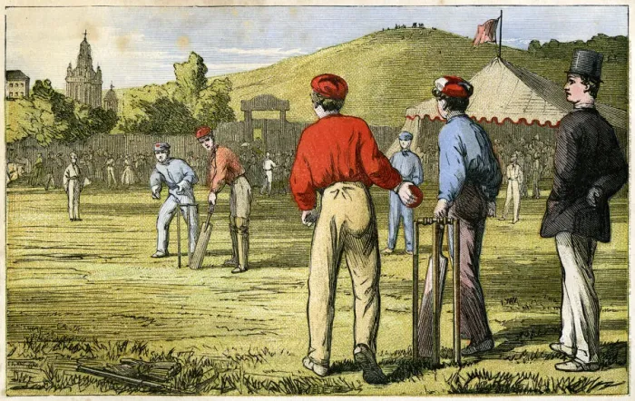 Framed Print : Cricket, 19th century(?) Framed Print : Cricket, 19th century(?)