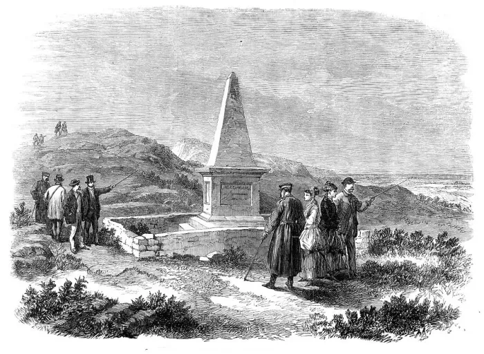 Framed Print : The Crimea Revisited: monument at the Salient of the Redan, 1869. Creator: Unknown Framed Print : The Crimea Revisited: monument at the Salient of the Redan, 1869. Creator: Unknown