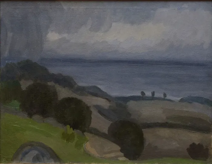 Framed Print : Crimean Landscape, Rain, 1912 Framed Print : Crimean Landscape, Rain, 1912