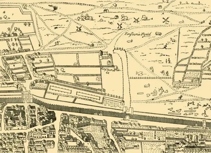 Framed Print : Cripplegate and Neighbourhood, (c1872). Creator: Unknown