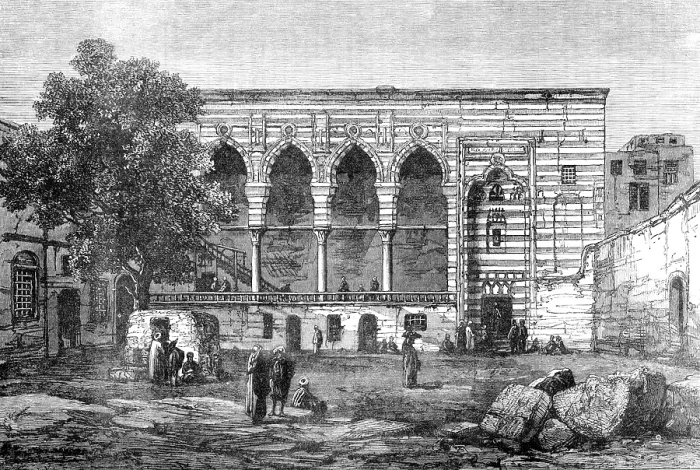 Framed Print : The Crisis in Egypt: Court of the Cadi, Cairo, 1881. Creator: Unknown Framed Print : The Crisis in Egypt: Court of the Cadi, Cairo, 1881. Creator: Unknown