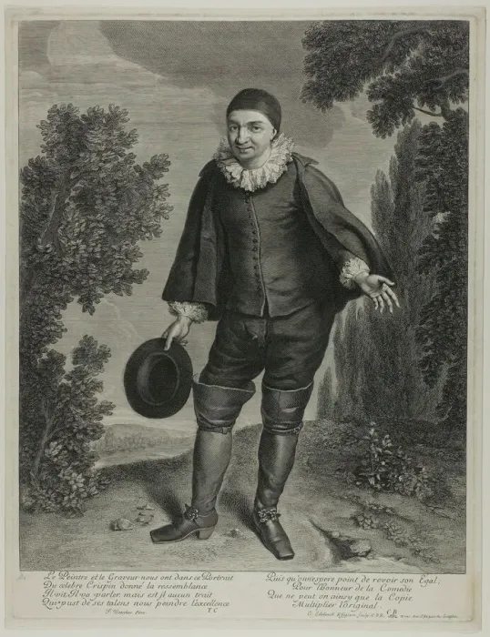 Framed Print : Crispin, 1682. Creator: Gerard Edelinck Framed Print : Crispin, 1682. Creator: Gerard Edelinck