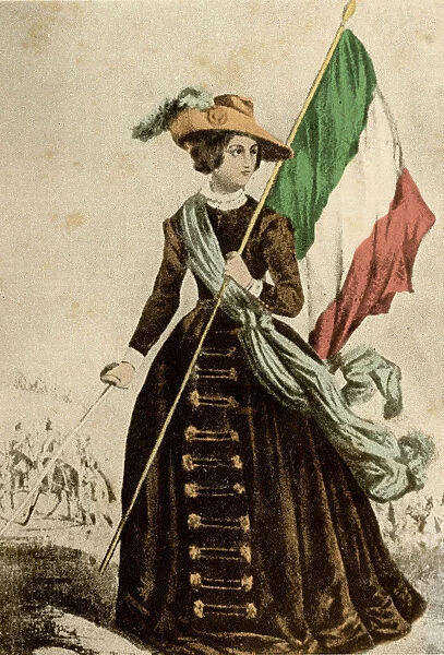 Cristina Trivulzio di Belgiojoso (1808-1871), 1848