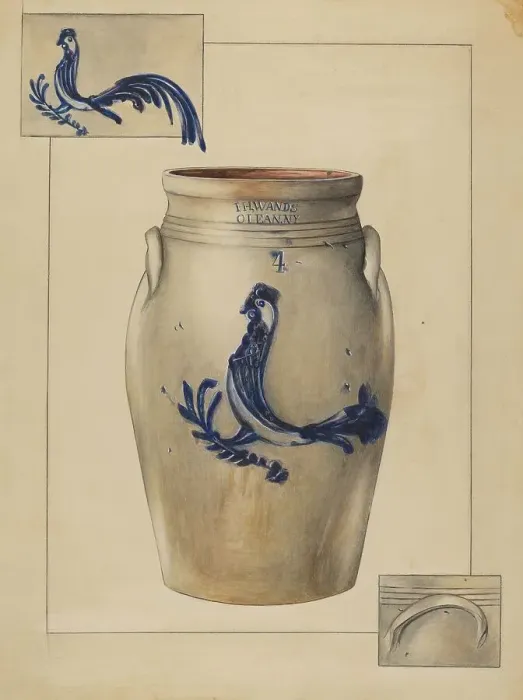 Framed Print : Crock, c. 1936. Creator: Anna Aloisi Framed Print : Crock, c. 1936. Creator: Anna Aloisi
