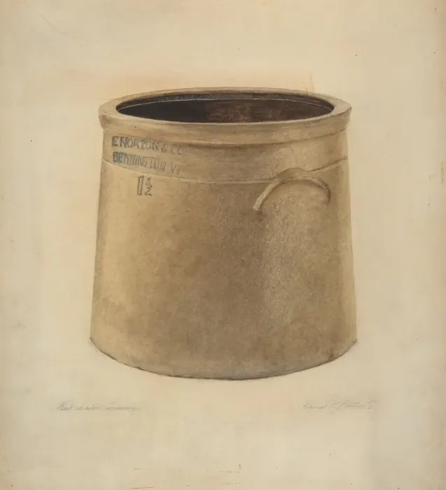 Framed Print : Crock, c. 1938. Creator: Daniel Fletcher Framed Print : Crock, c. 1938. Creator: Daniel Fletcher