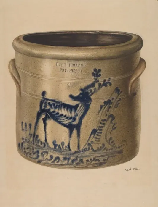 Framed Print : Crock, c. 1938. Creator: Edith Miller Framed Print : Crock, c. 1938. Creator: Edith Miller