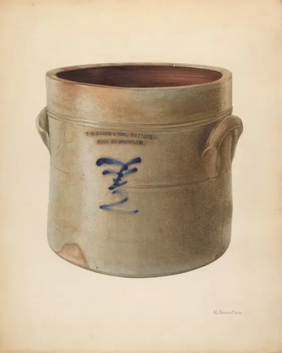Framed Print : Crock, c. 1938. Creator: Nicholas Amantea Framed Print : Crock, c. 1938. Creator: Nicholas Amantea