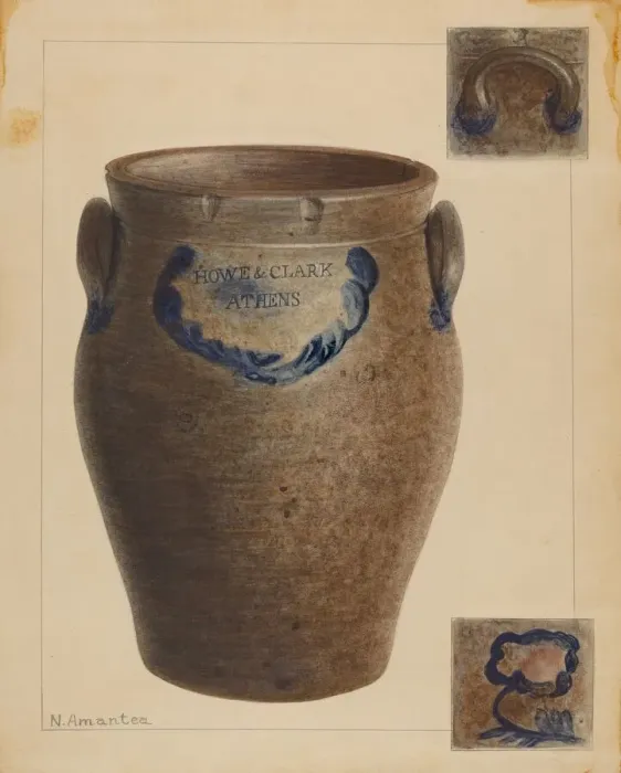 Framed Print : Crock, c. 1938. Creator: Nicholas Amantea Framed Print : Crock, c. 1938. Creator: Nicholas Amantea