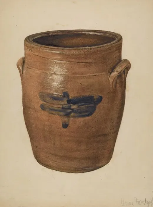 Framed Print : Crock, c. 1939. Creator: Anne Nemtzoff Framed Print : Crock, c. 1939. Creator: Anne Nemtzoff