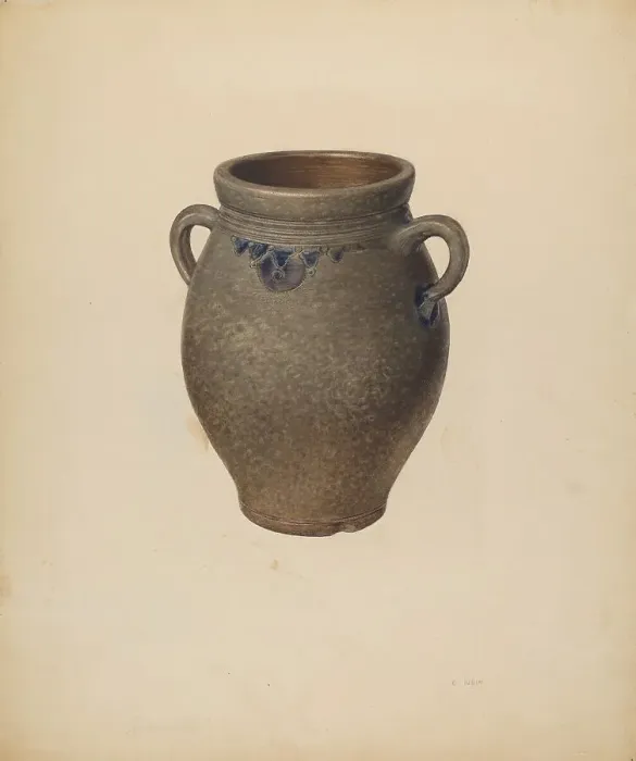 Framed Print : Crock, c. 1939. Creator: Elsie Wein Framed Print : Crock, c. 1939. Creator: Elsie Wein