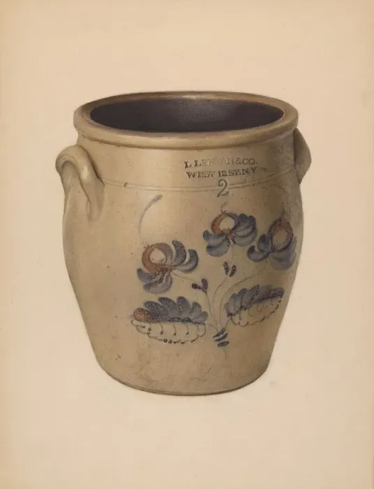 Framed Print : Crock, c. 1939. Creator: George Loughridge Framed Print : Crock, c. 1939. Creator: George Loughridge