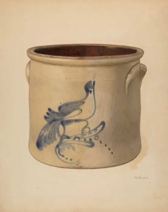Framed Print : Crock, c. 1939. Creator: Nicholas Amantea Framed Print : Crock, c. 1939. Creator: Nicholas Amantea