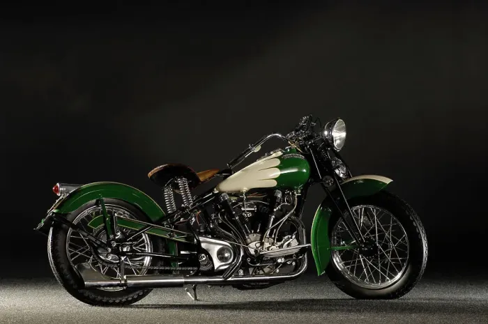 Framed Print : Crocker big tank V twin 1937. Artist: Simon Clay