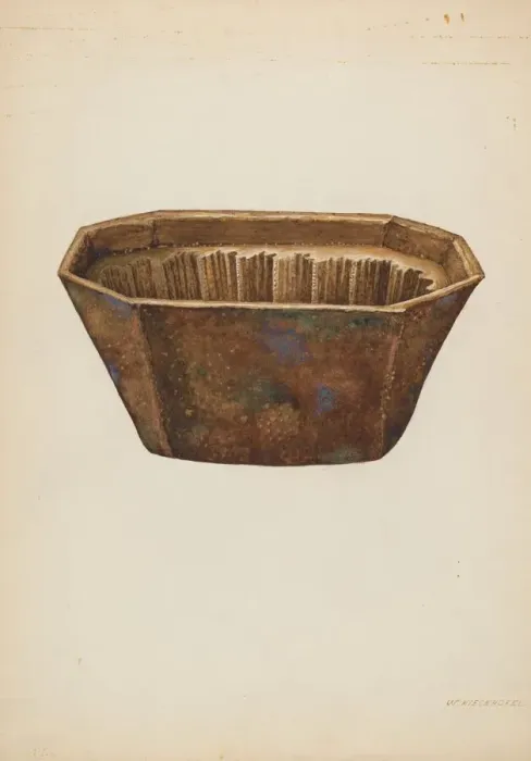 Framed Print : Crockery Mold, c. 1939. Creator: William Kieckhofel Framed Print : Crockery Mold, c. 1939. Creator: William Kieckhofel