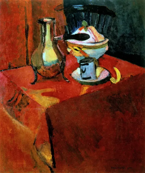 Framed Print : Crockery on a Table, 1900. Creator: Henri Matisse. Crockery on a Table, 1900. Creator: Henri Matisse Framed Print : Crockery on a Table, 1900. Creator: Henri Matisse. Crockery on a Table, 1900. Creator: Henri Matisse