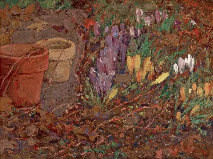Framed Print : Crocuses, date unknown, c1875-1935. Creator: William Forsyth