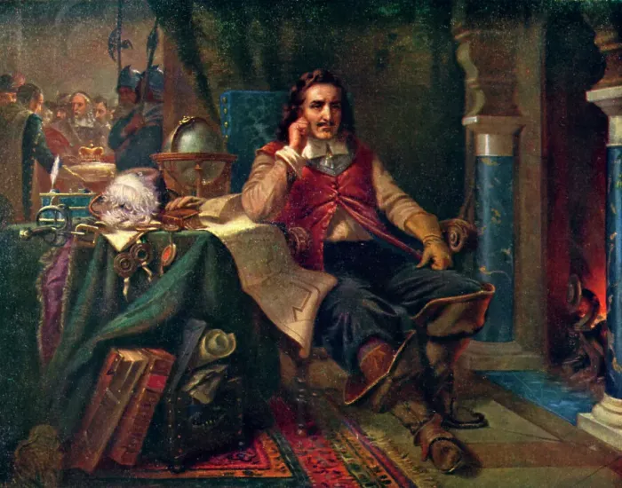 Framed Print : Cromwell refusing the Crown, 1925 Framed Print : Cromwell refusing the Crown, 1925