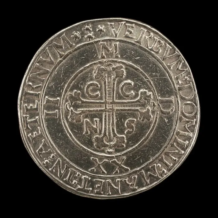 Framed Print : Cross within a Circle [reverse], 1522. Creator: Unknown