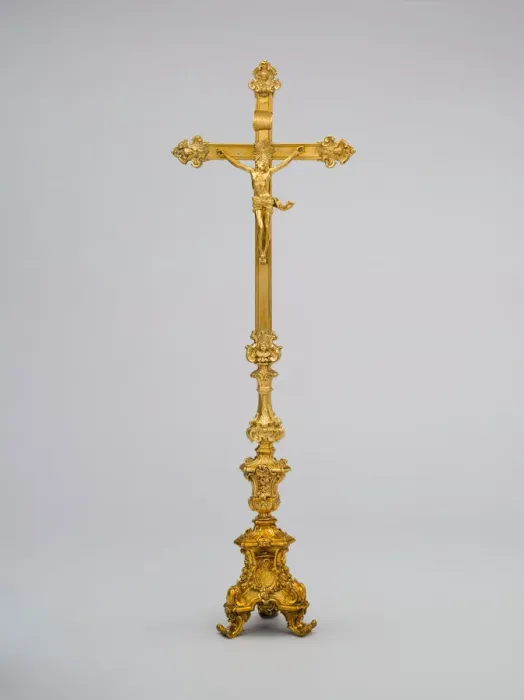 Framed Print : Cross with Corpus, Italy, 1765 / 66. Creator: Leandro Gagliardi Framed Print : Cross with Corpus, Italy, 1765 / 66. Creator: Leandro Gagliardi