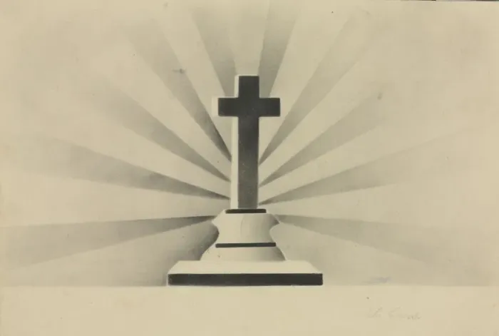 Framed Print : The Cross. Creator: Mary Altha Nims (American, 1817-1907) Framed Print : The Cross. Creator: Mary Altha Nims (American, 1817-1907)