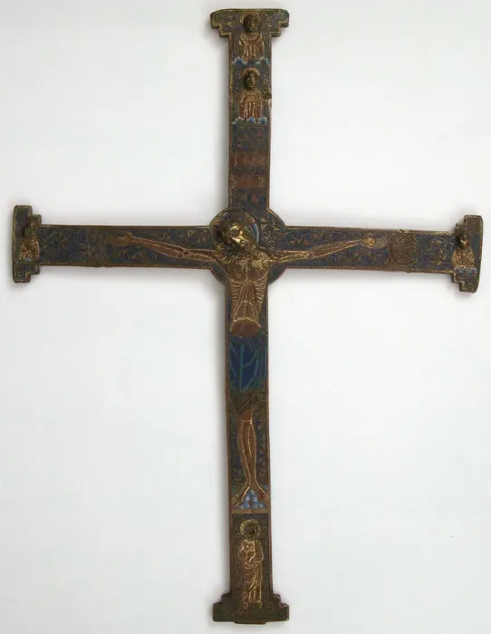 Framed Print : Cross, French, ca. 1180. Creator: Unknown