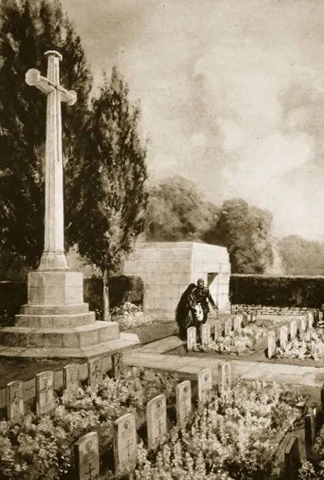 Framed Print : The Cross of Sacrifice, c1914-1919 Framed Print : The Cross of Sacrifice, c1914-1919