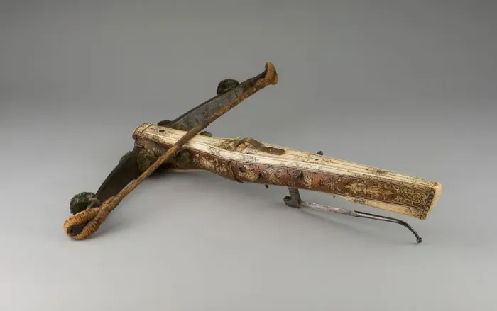 Framed Print : Crossbow, Dresden, 1732. Creator: Unknown Framed Print : Crossbow, Dresden, 1732. Creator: Unknown