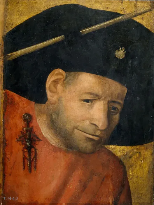 Framed Print : A Crossbowman. Artist: Bosch, Hieronymus, (School) Framed Print : A Crossbowman. Artist: Bosch, Hieronymus, (School)