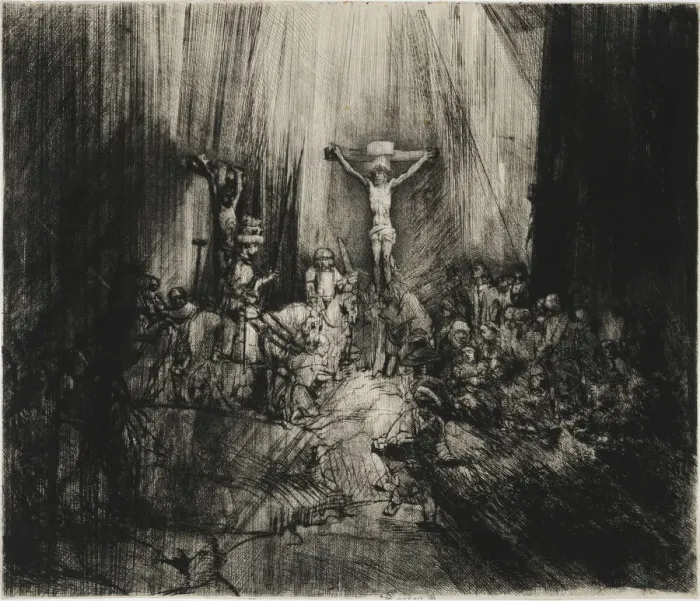 Framed Print : The Three Crosses Framed Print : The Three Crosses