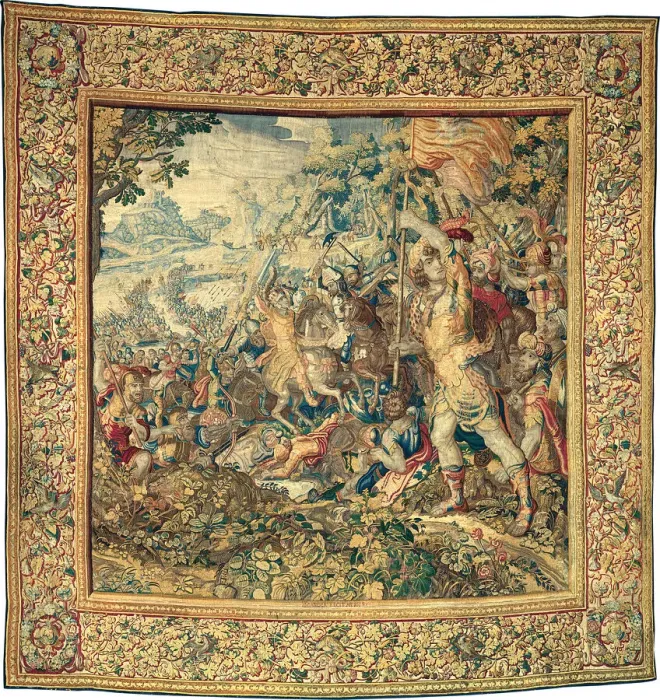 Framed Print : The Crossing of the Granicus, from The Story of Alexander the Great, Holland, 1619 Framed Print : The Crossing of the Granicus, from The Story of Alexander the Great, Holland, 1619