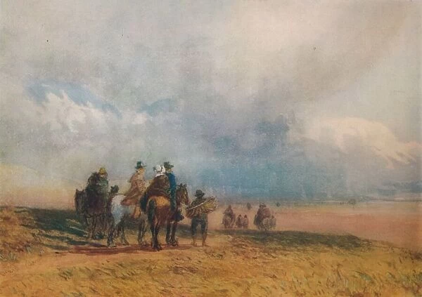 Crossing the Sands, Ulverston, c1834. Artist: David Cox the elder